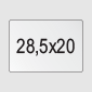 28,5x20cm Panorama
