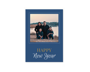 Happy New Year-Portretna voščilnica