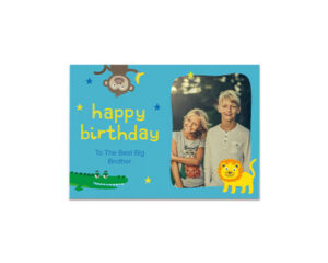 Animals-Panoramska voščilnica