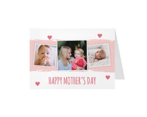 Hearts-Panoramska zgibana voščilnica