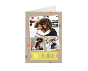 Dotty-Portretna zgibana voščilnica