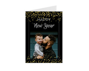 Happy New Year-Portretna voščilnica