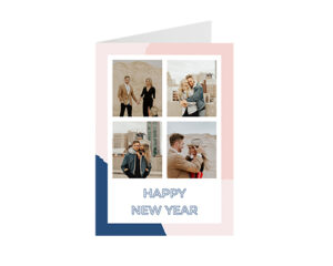 Happy New Year-Portretna voščilnica