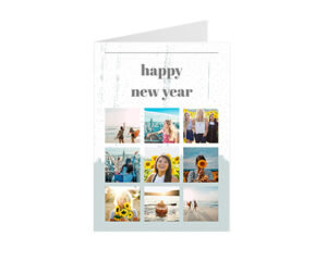 Happy New Year-Portretna voščilnica