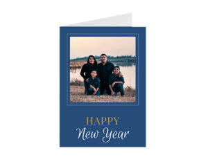 Happy New Year-Portretna voščilnica