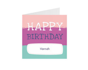 Stripes-Kvadratna zgibana voščilnica